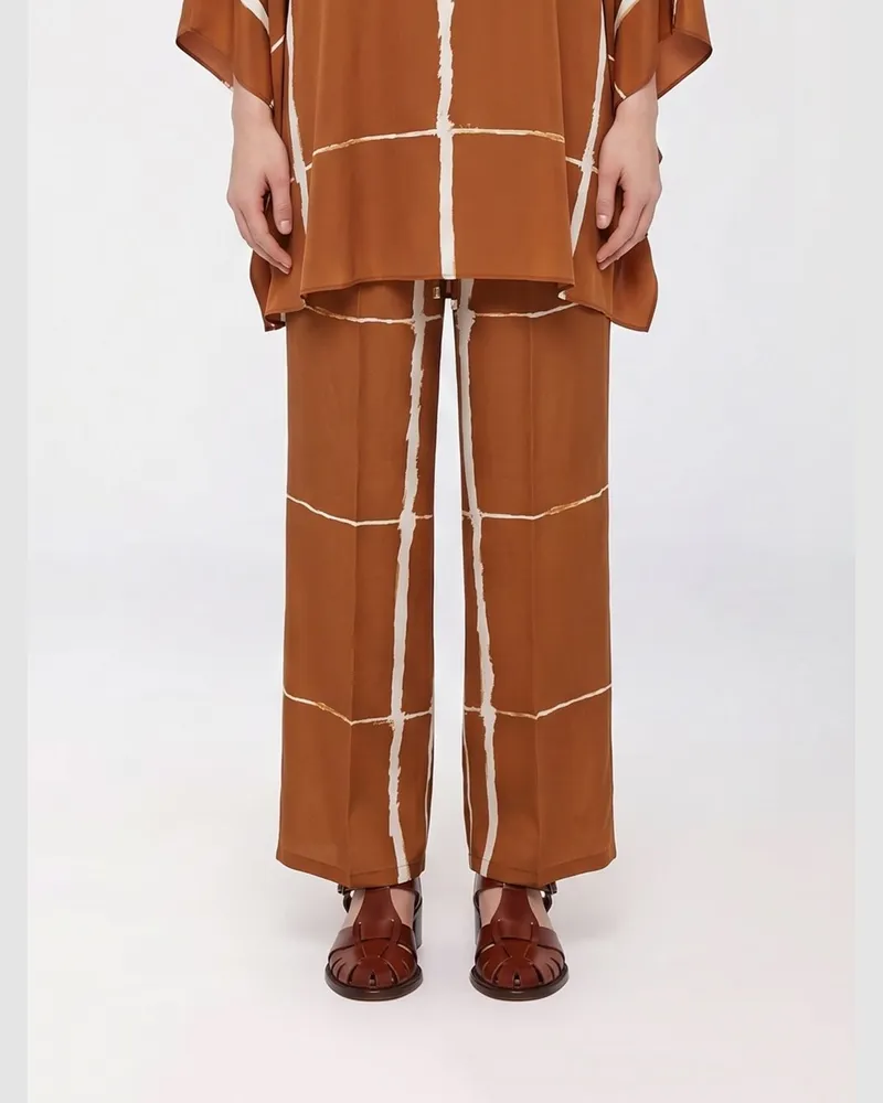 Kiton Hose damen Braun