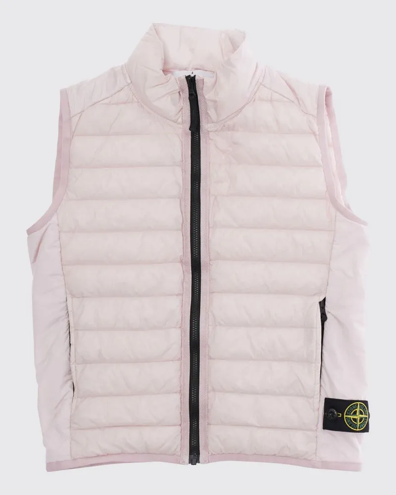 Stone Island Gesteppte Nylon-Weste Pink