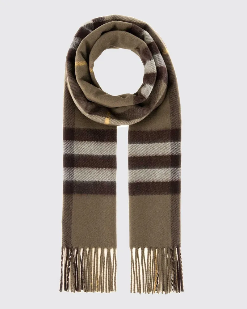 Burberry Schal aus reinem Kaschmir mit klassischem Tartan-Muster Braun