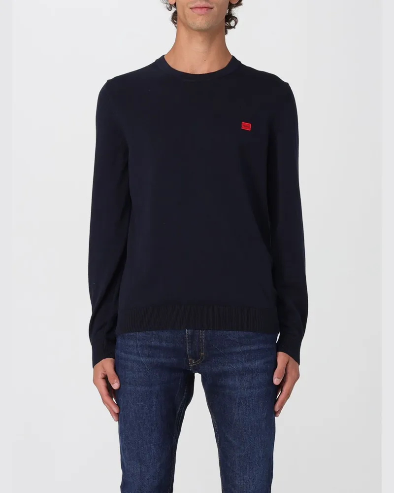 HUGO BOSS Pullover herren Blau