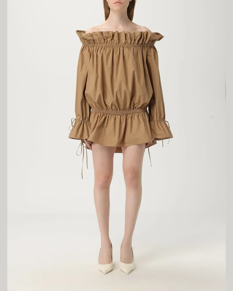 Saint Laurent Kleider damen Beige