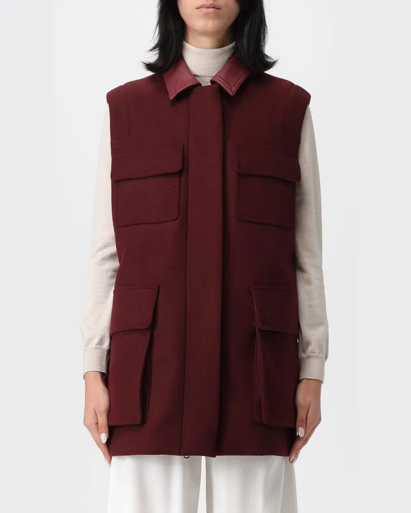 Max Mara Blazer damen Burgunderrot
