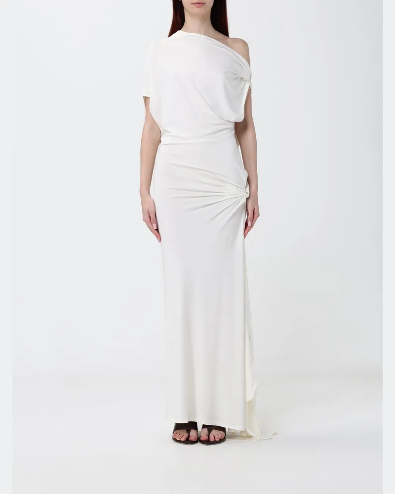 120% Lino Kleid damen Natural