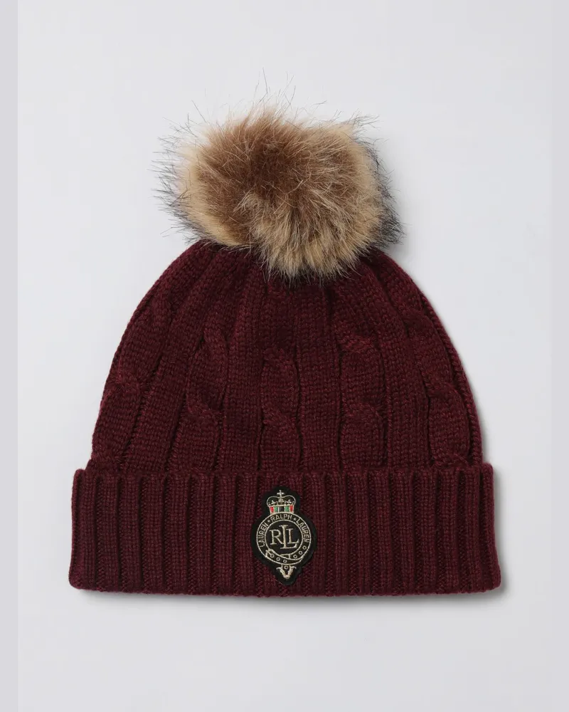 Ralph Lauren Hut damen Burgunderrot