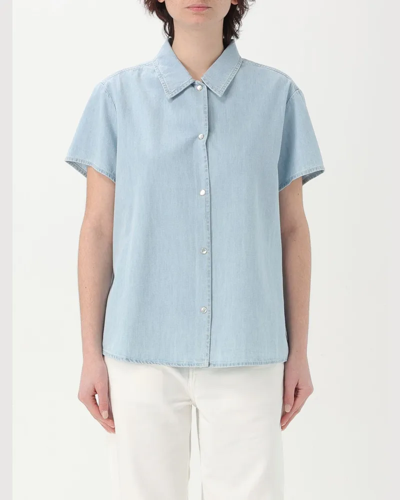 A.P.C. Hemdbluse damen Hellblau
