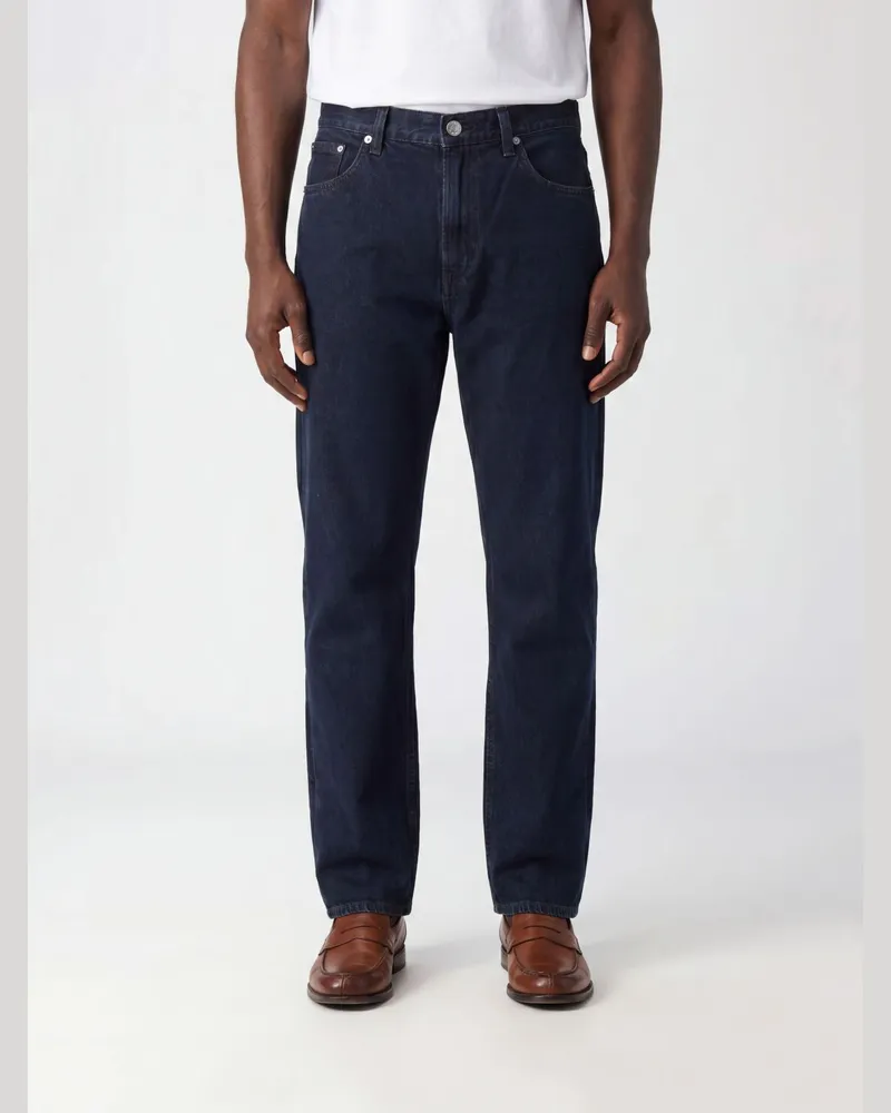 AGOLDE Curtis Straight Fit Jeans aus regenerativem Baumwolldenim Schwarz