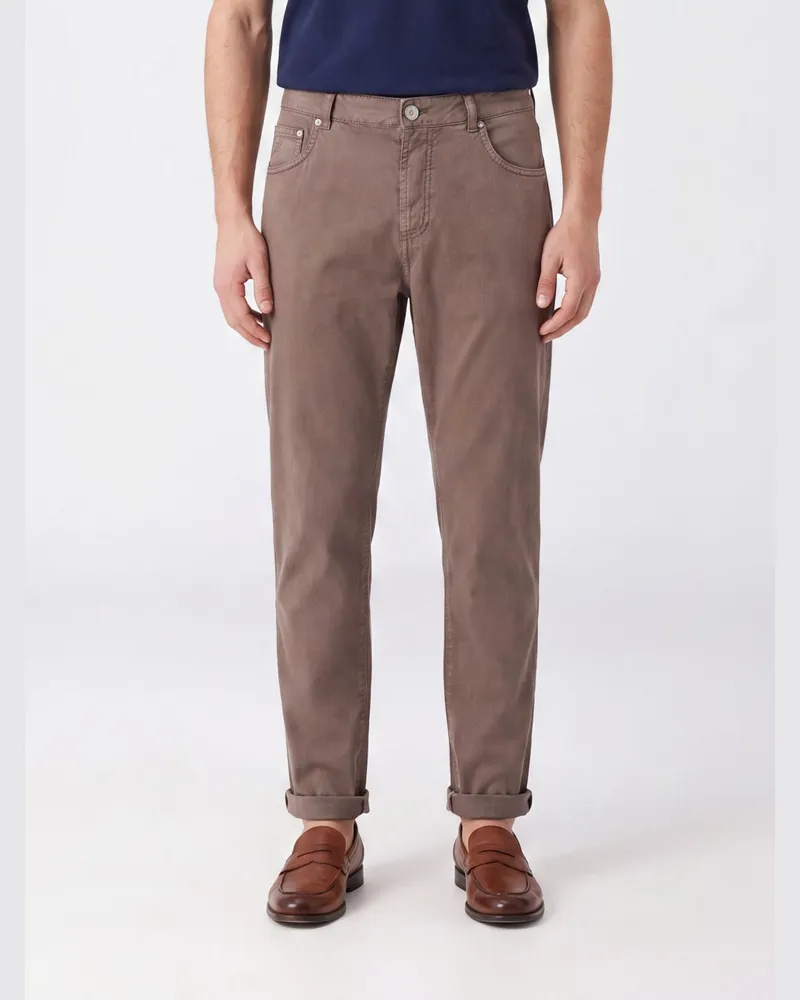Brunello Cucinelli Hose herren Braun