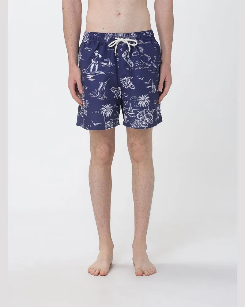 Ralph Lauren Badeanzug aus recyceltem Stoff Hellblau