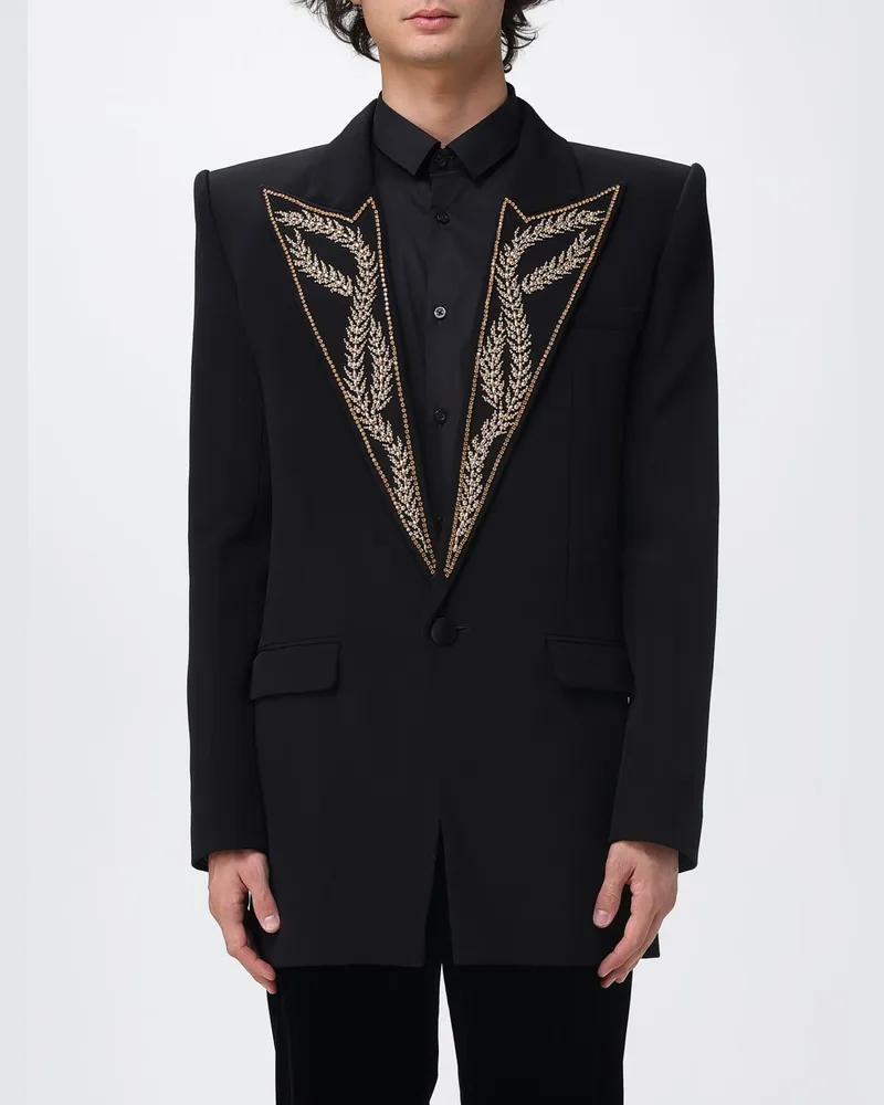Balmain Jacke herren Schwarz