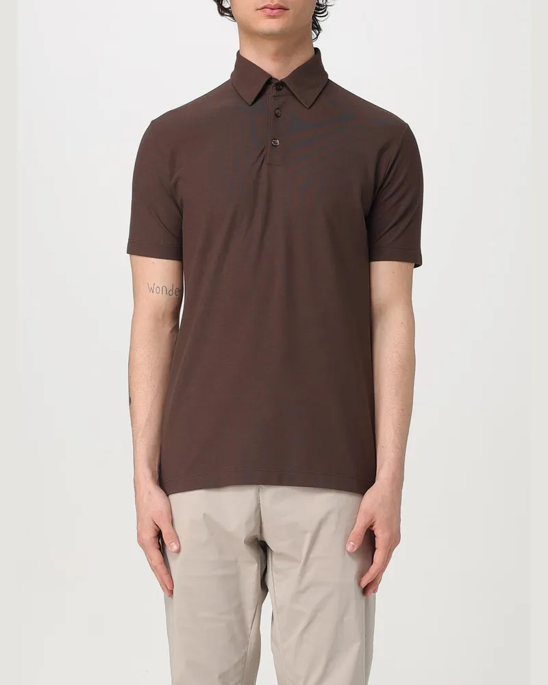 Zanone Polo herren Braun
