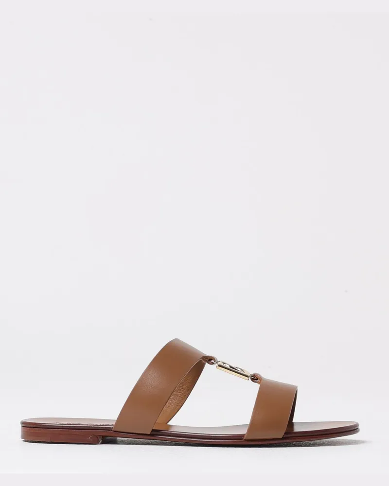 Dolce & Gabbana Flache sandalen damen Dolce & Gabbana Beige