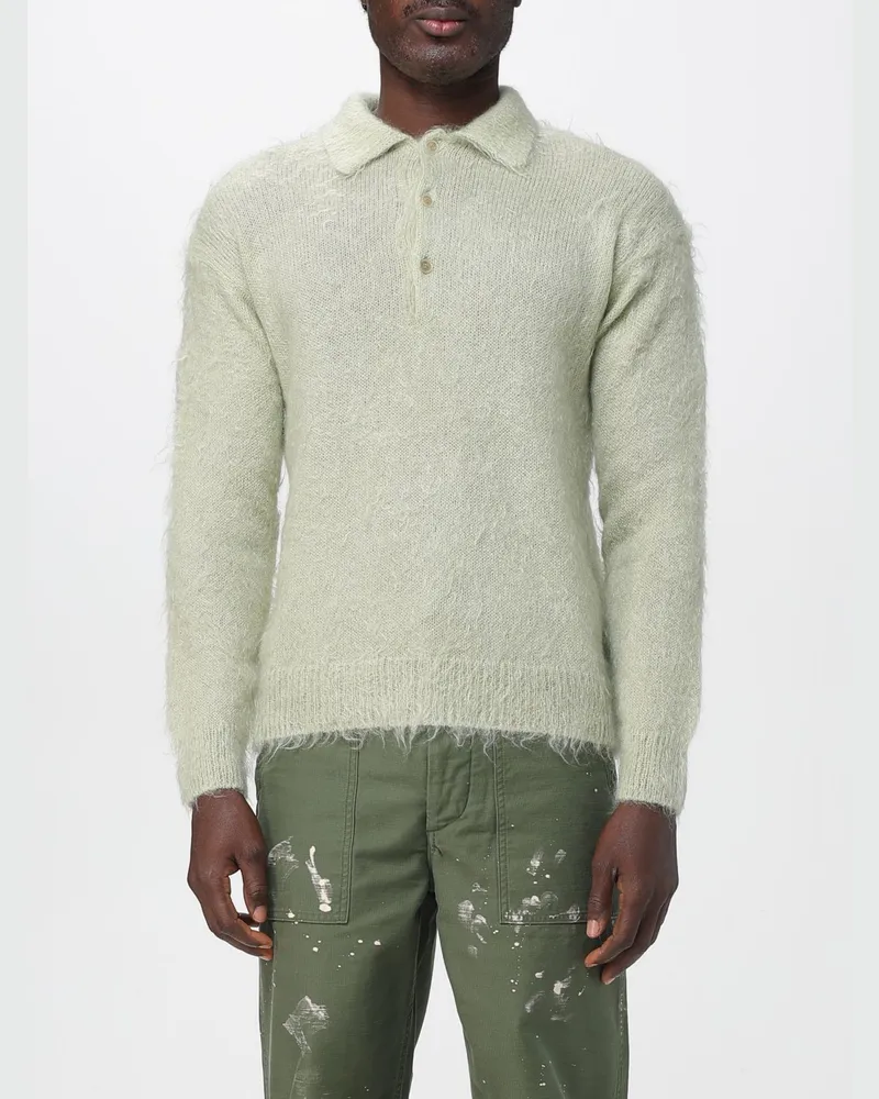 AURALEE Pullover herren Kaki