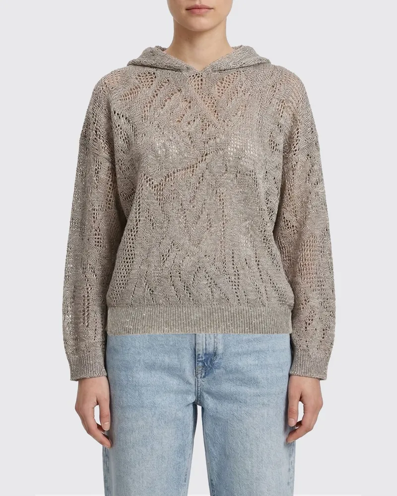 Brunello Cucinelli Pullover damen Mud