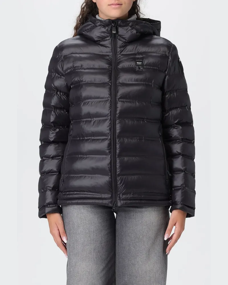 Blauer Jacke damen Schwarz