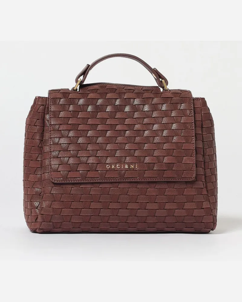 Orciani Schultertasche damen Weinrot