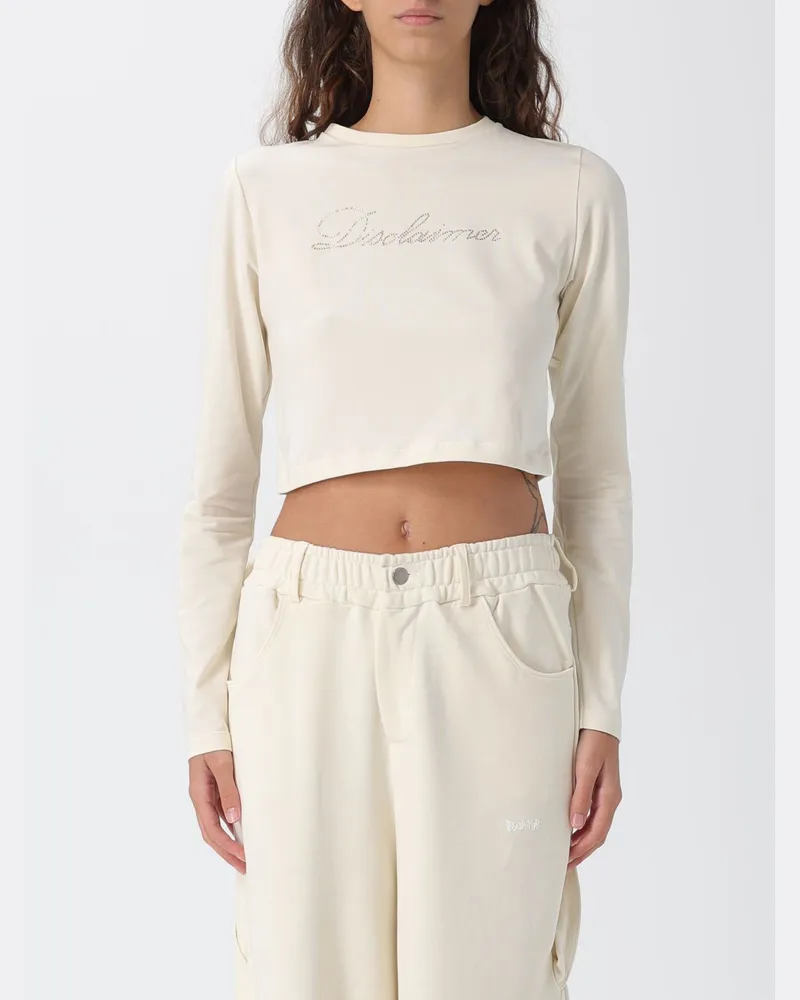 DISCLAIMER T-shirt damen Milch