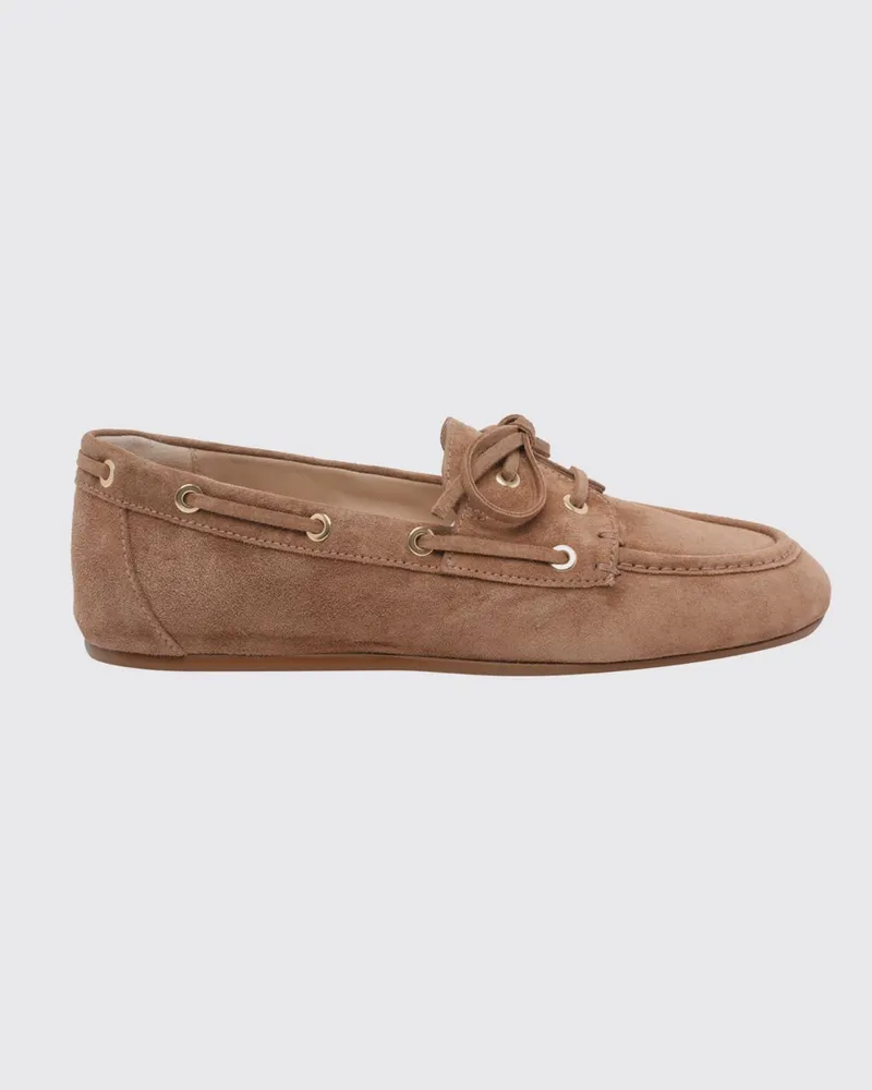 Stuart Weitzman Wildleder-Mokassins Braun