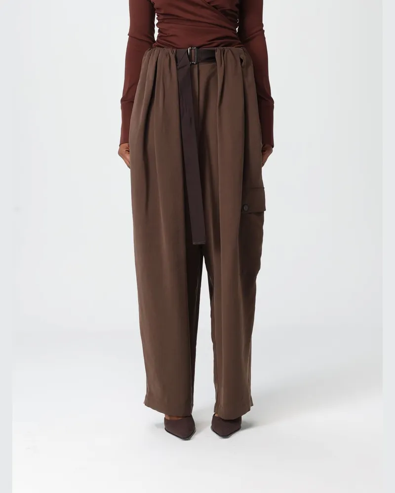 ALYSI Hose damen Braun