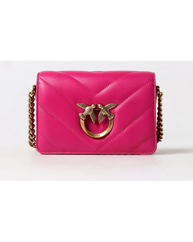 Pinko Schultertasche Fuchsia