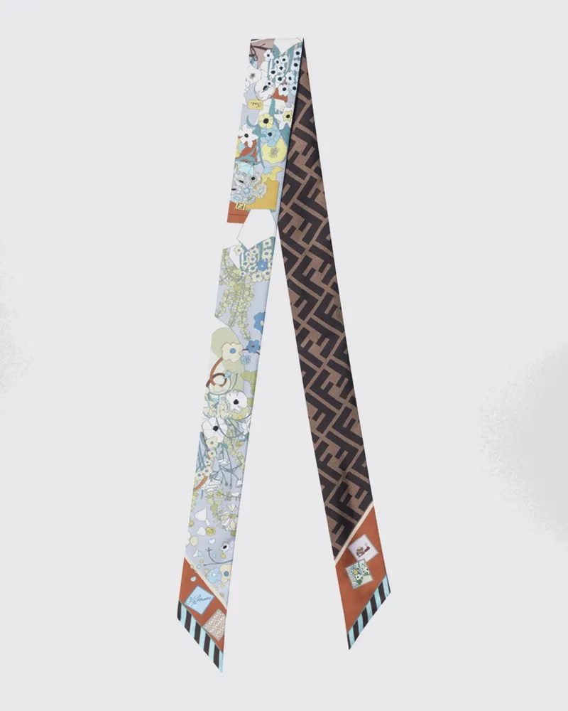 Fendi Schal damen Hellblau