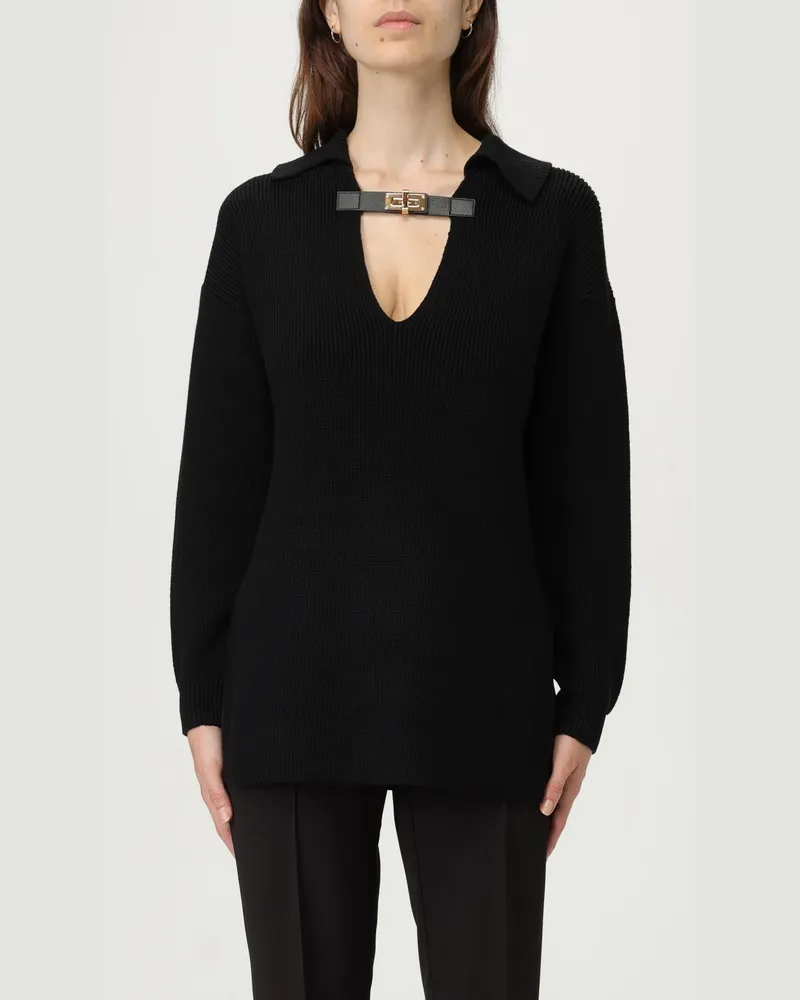 Elisabetta Franchi Pullover damen Schwarz