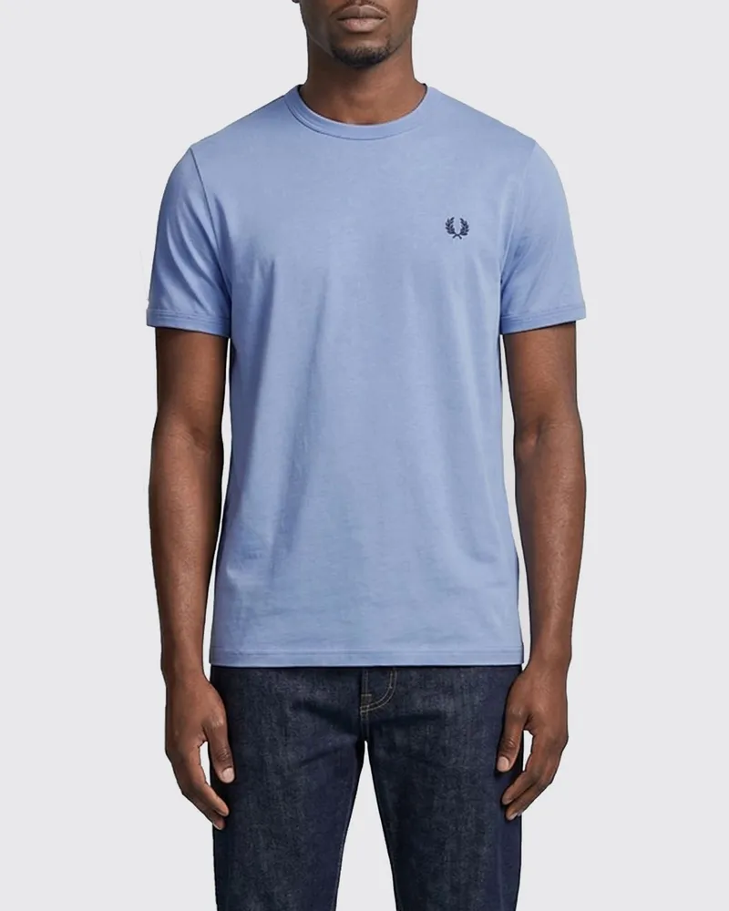 Fred Perry T-shirt herren Blau