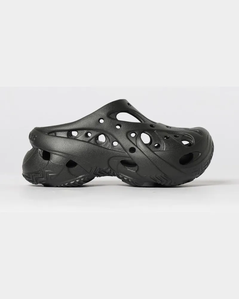 Crocs Sandalen mit absatz damen Schwarz