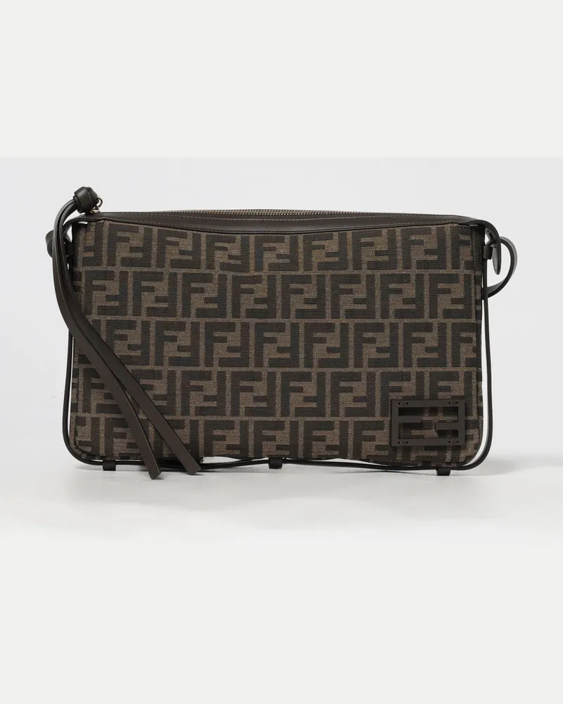 Fendi Schultertasche damen Tabak