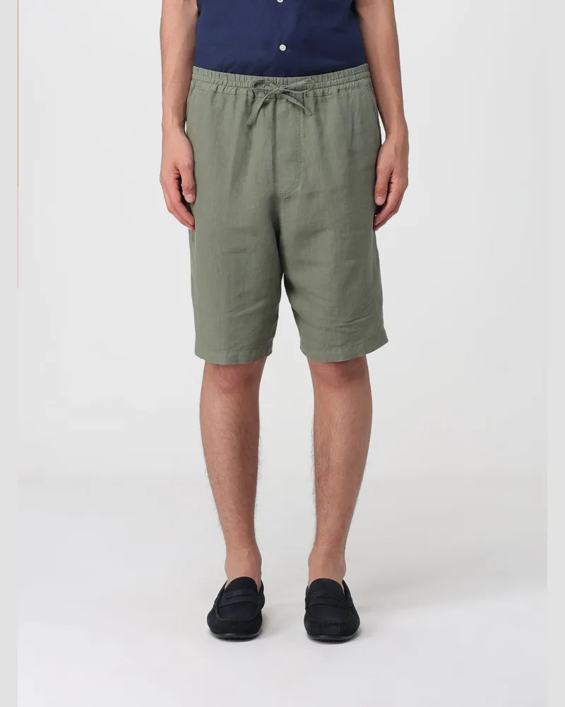 120% Lino Shorts herren Kaki