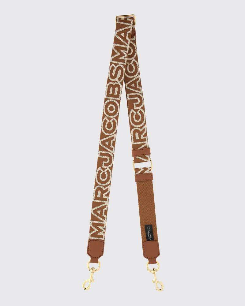 Marc Jacobs Umhängetasche aus Jacquard-Logostoff Braun