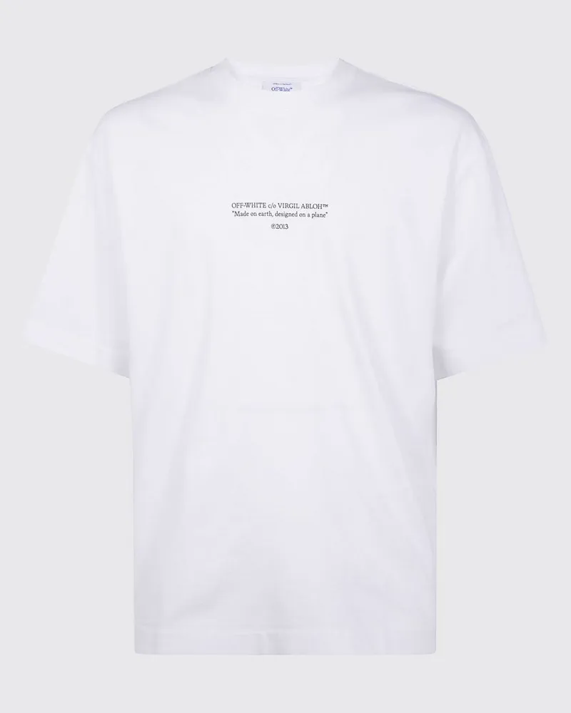 OFF-WHITE T-shirt herren Weiß