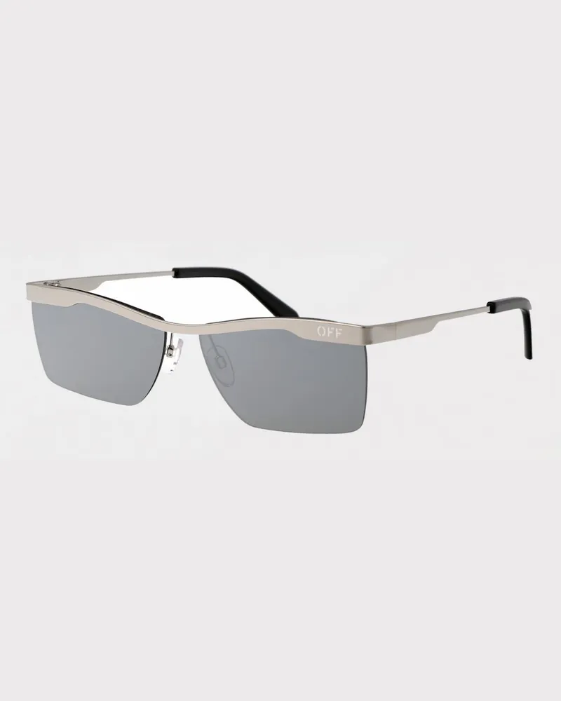 OFF-WHITE Sonnenbrillen damen Silber