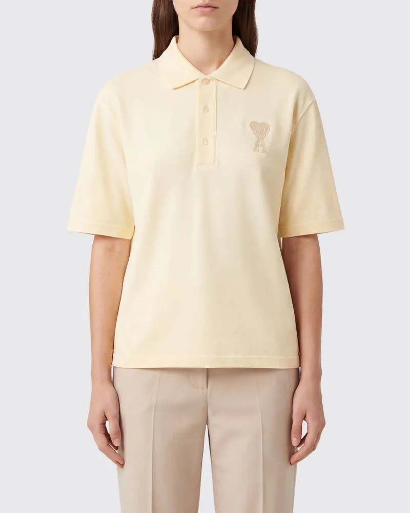 AMI Paris Polo damen Beige