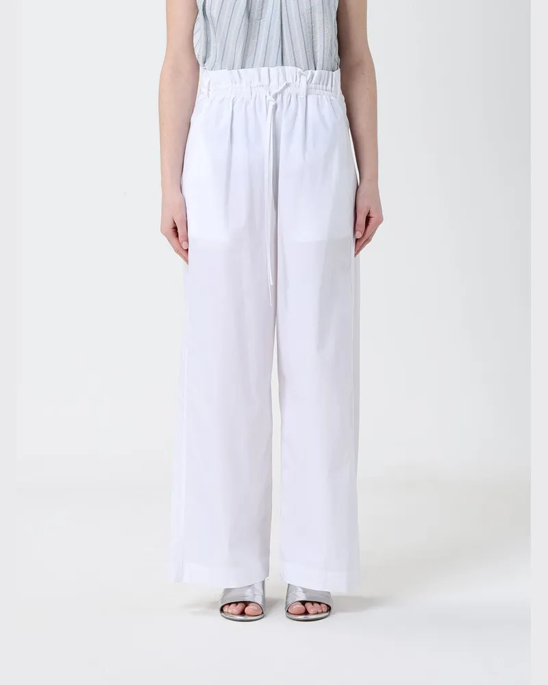 TELA Hose damen Weiß