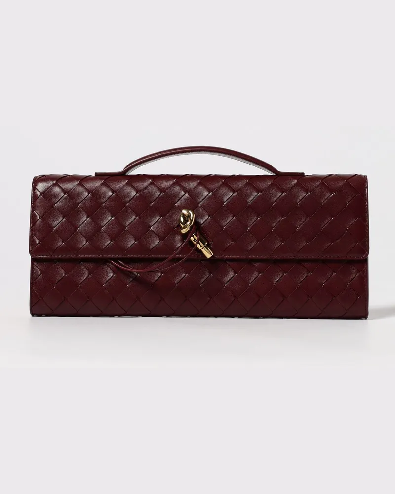 Bottega Veneta Schultertasche damen Burgunderrot