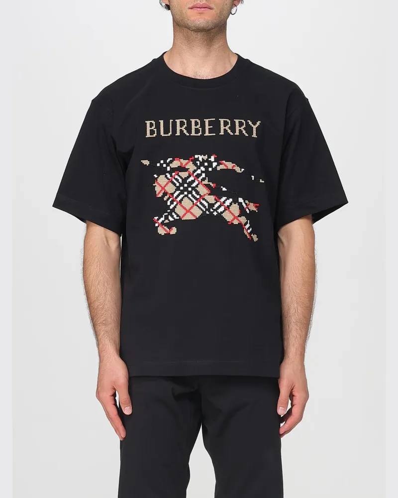 Burberry T-shirt herren Schwarz