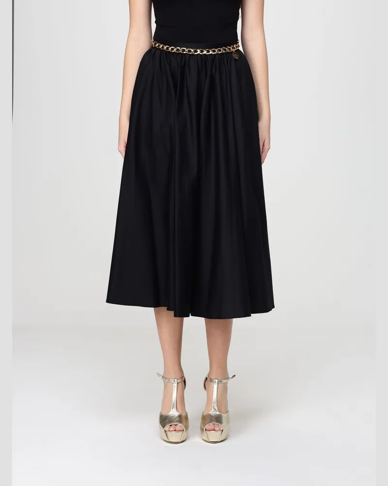 Elisabetta Franchi Rock damen Schwarz