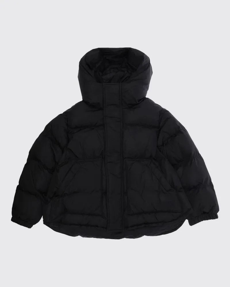 Maison Margiela Kurze Stepp-Daunenjacke aus Nylon für Jungen von Schwarz