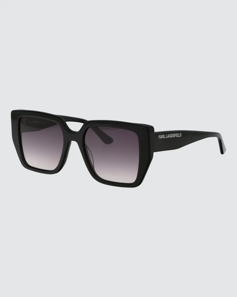 Karl Lagerfeld Sonnenbrille KL6036S aus Acetat Schwarz