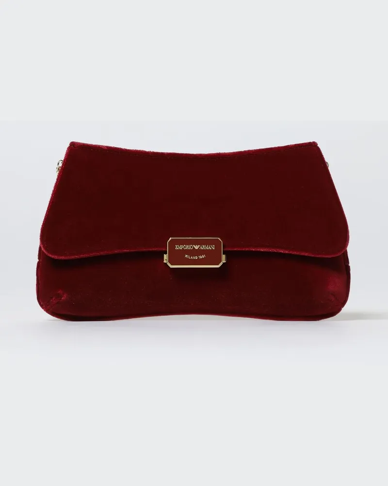 Emporio Armani Handtasche damen Burgunderrot