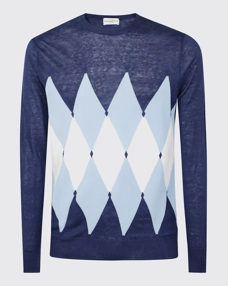 Ballantyne Strickjacke herren Blau