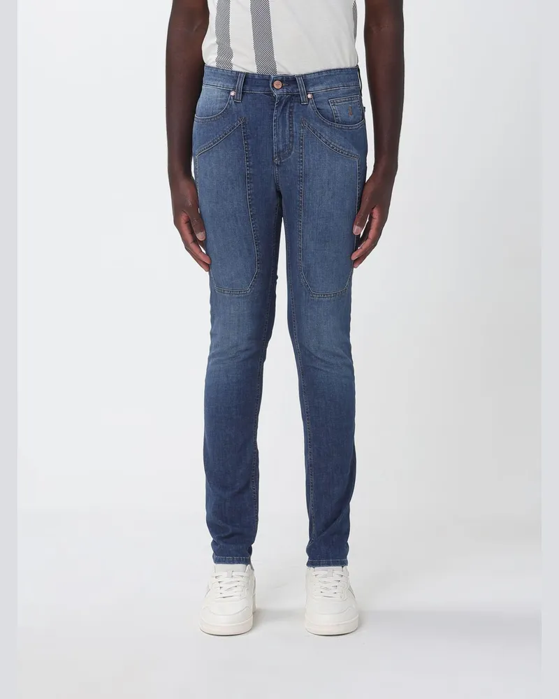 Jeckerson Slim Fit Stretch-Denim-Jeans Blau