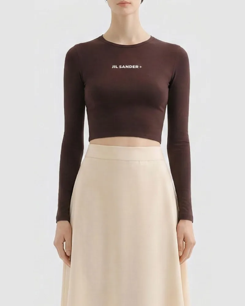 Jil Sander Top damen Braun