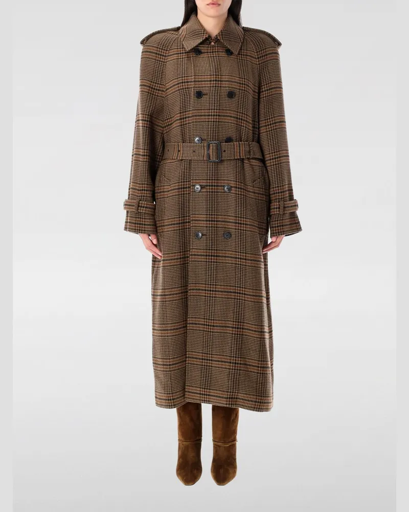Saint Laurent Mantel damen Braun