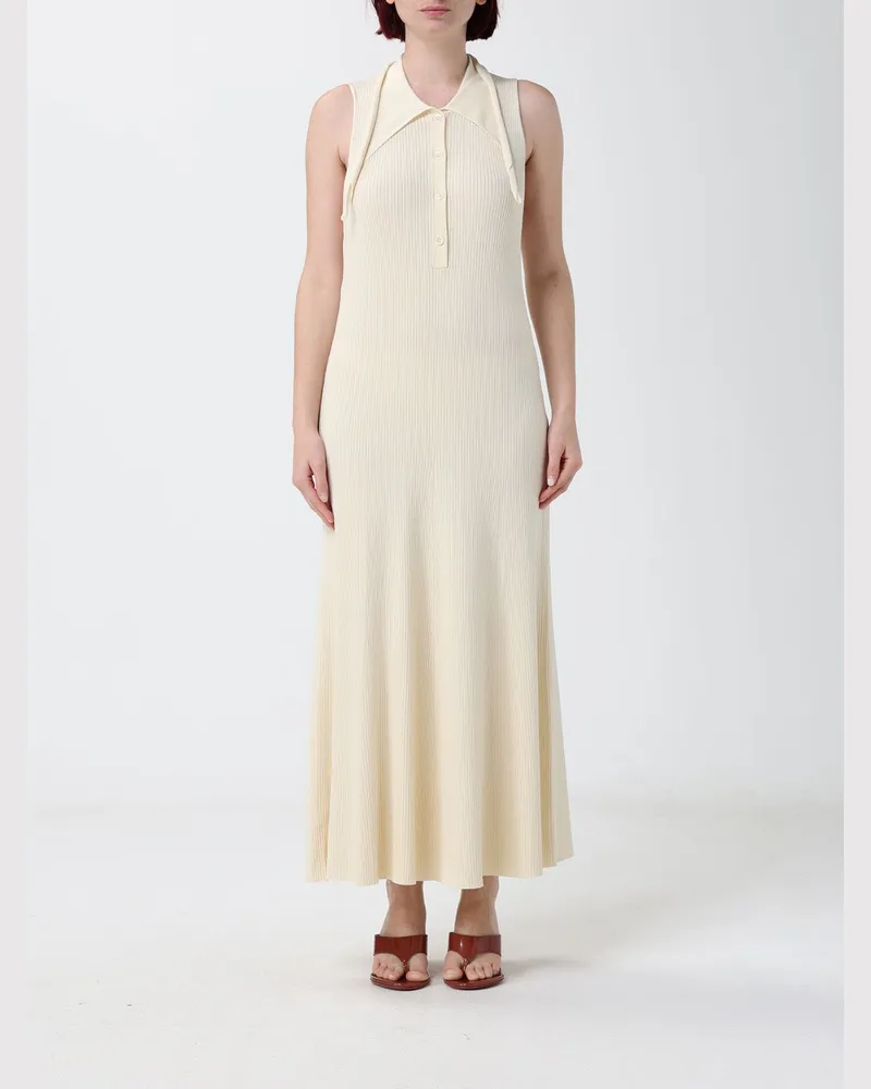 Pinko Hemdblusenkleid aus Viskosemischung Beige