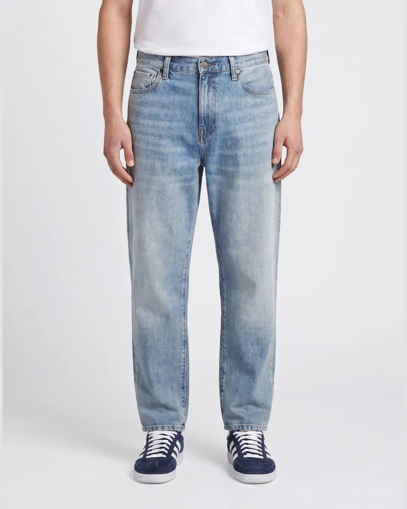 Carhartt WIP Aaron Tapered-Fit Jeans aus Baumwolldenim Blau