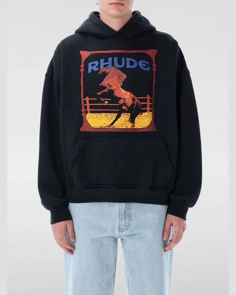 RHUDE Sweatshirt herren Schwarz