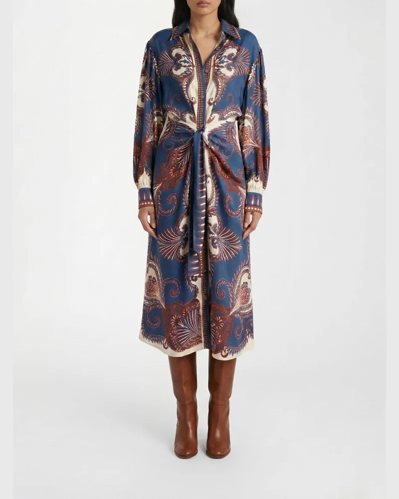 FARM Rio Kleid damen Blau