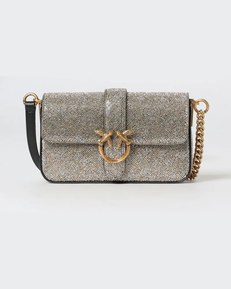 Pinko Schultertasche damen Gold