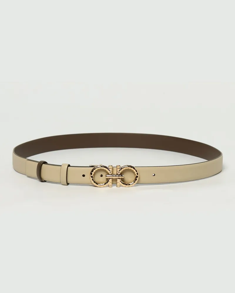 Ferragamo Grtel damen Grau